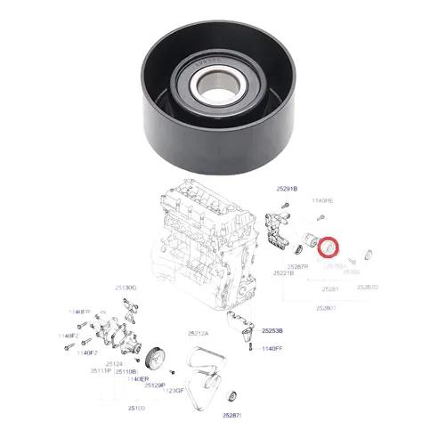 POLEA CORREA ALTERNADOR PARA KIA SORENTO 2,4 2010-2012