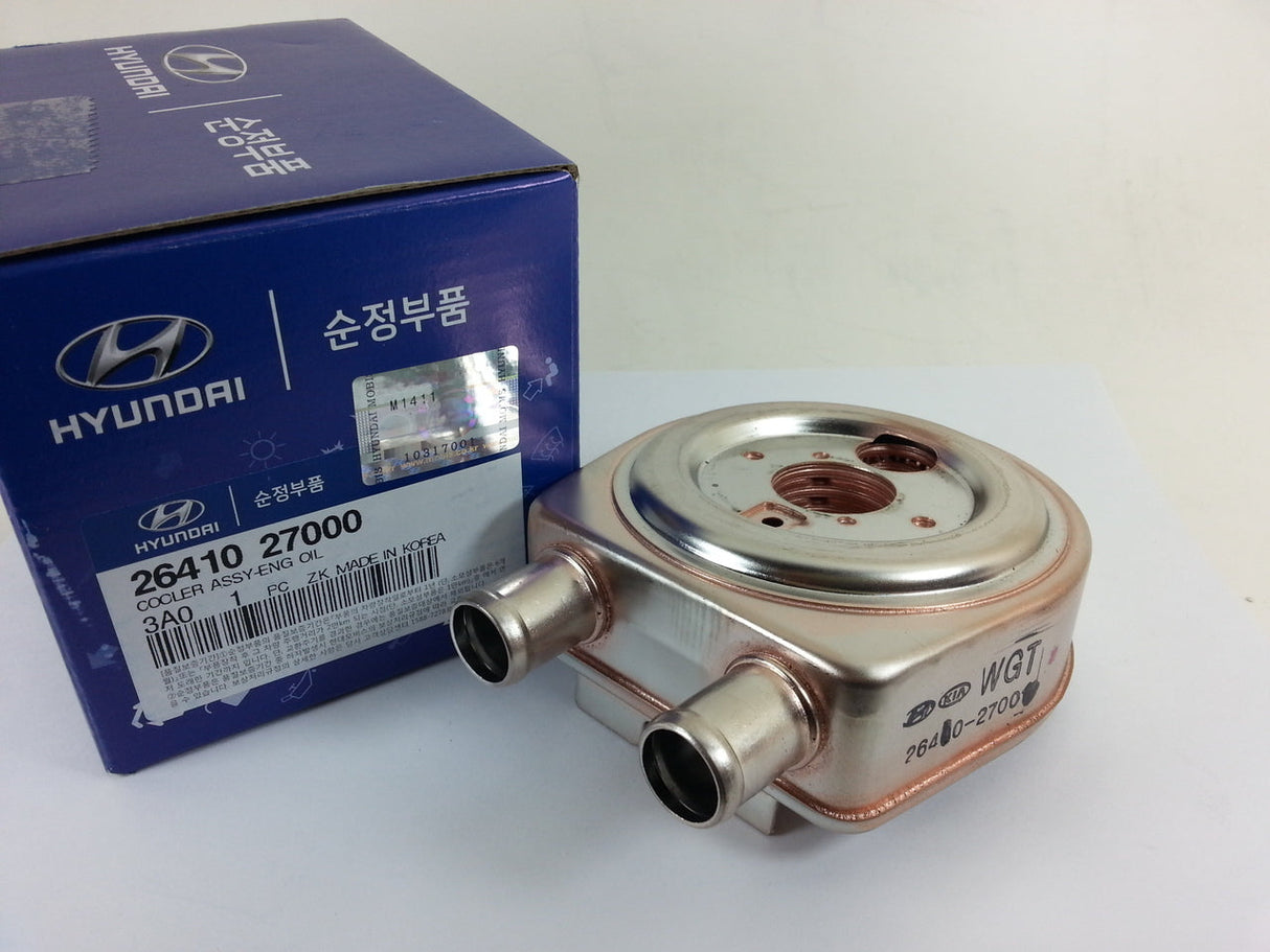 Radiador De Aceite Para Hyundai Genuino Getz - Matrix - Elantra - Tucson - Para Hyundai Accent Prime - Santa Fe - Para Trajet