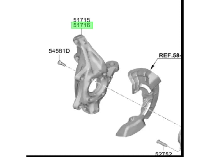 MUNON DEL RH ORIG. PARA HYUNDAI TUCSON DESDE 2021