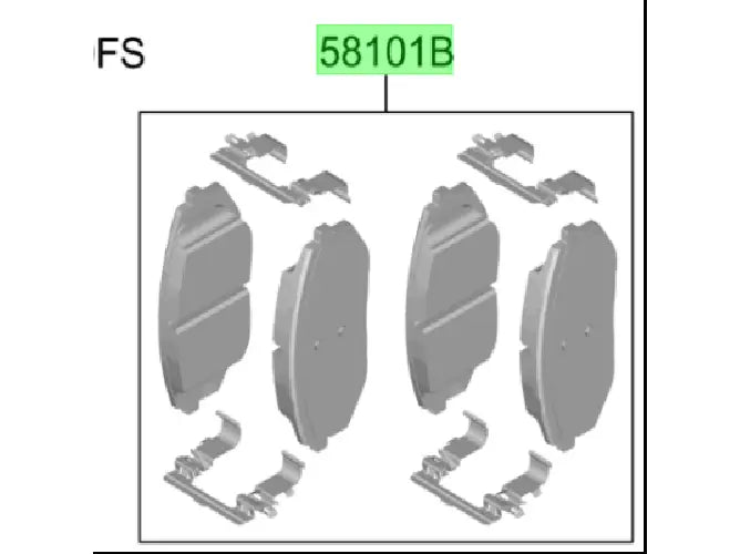 PASTILLA FRENO 2.0 PARA HYUNDAI TUCSON DESDE 2021
