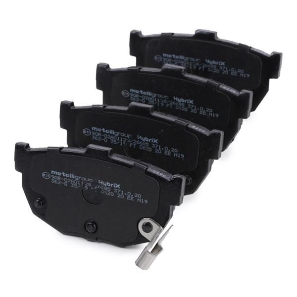 Juego Pastilla Freno Trasero Era Alternativo Para Hyundai Elantra 01 - 06