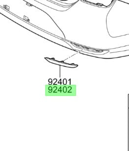 Mica Parachoques Trasero Era Derecho Para Hyundai Verna desde 2019Alternativo