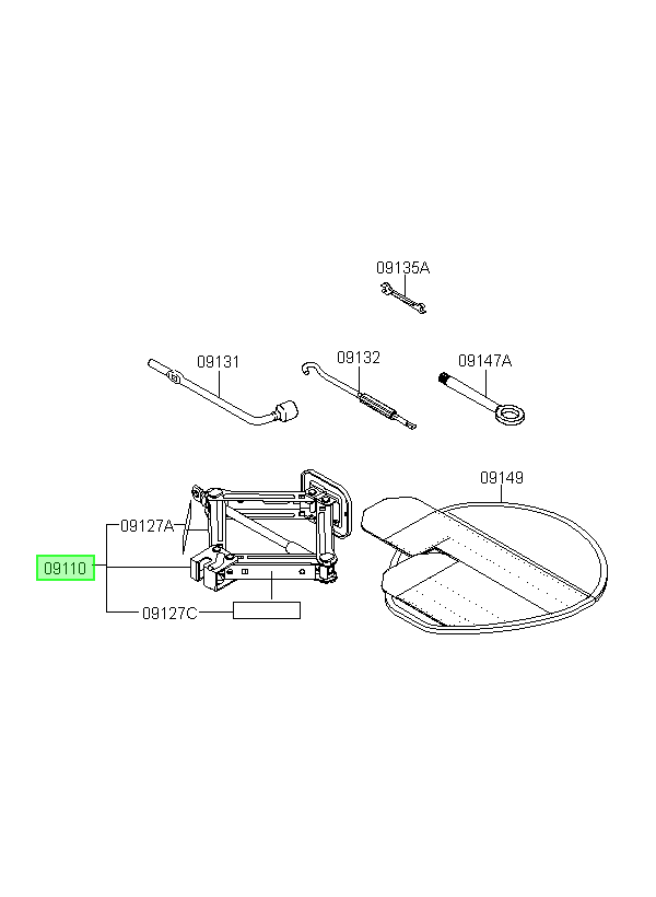 Gata Original Para Hyundai Elantra 2011-2017
