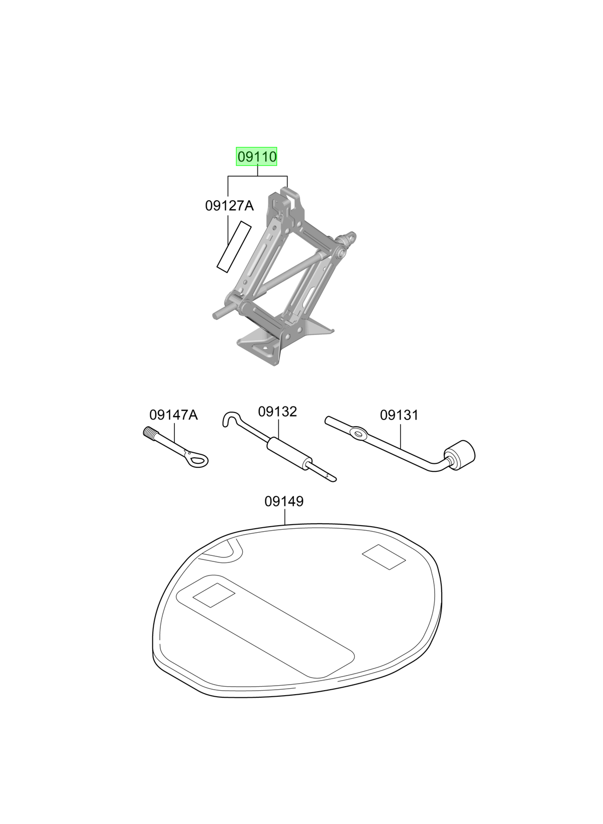 Gata Original Para Hyundai I20 2020-2025