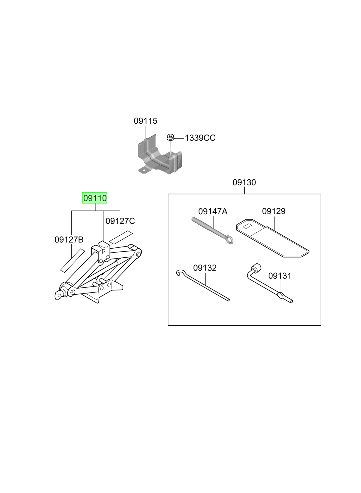Gata Original Para Hyundai Tucson 2021-2025