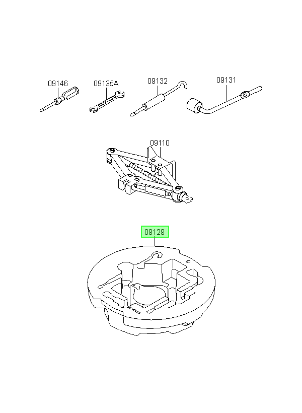 Gata Original Para Hyundai Elantra 2006-2015