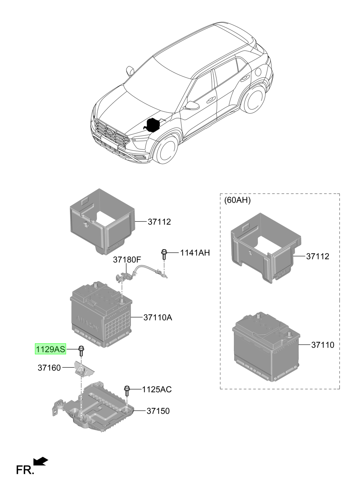Perno Original Para Hyundai Tucson 2009-2022