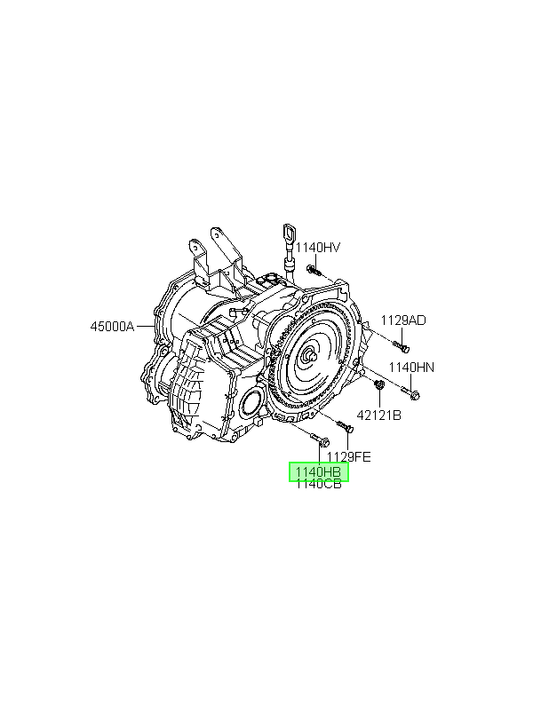 Perno Original Para Hyundai Matrix 2001-2008