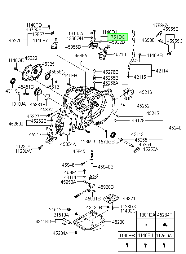 Empaq. Original Para Hyundai Staria 2021-2025