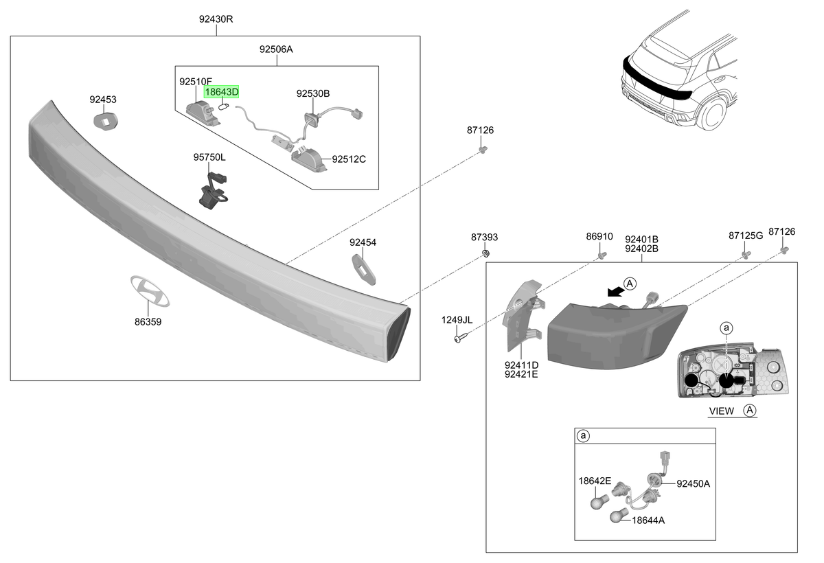 Ampolleta Orig. Para Hyundai Tucson Desde 2015