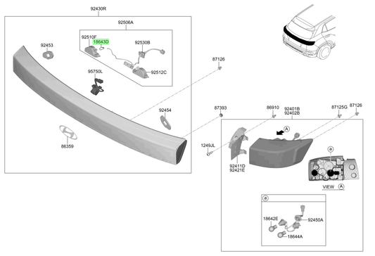 Ampolleta Orig. Para Hyundai Santa Fe Desde 2018