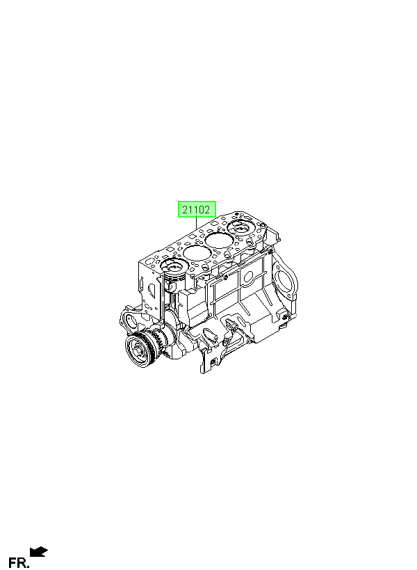 Ensamble Motor Original Para Hyundai H1 2007-2016