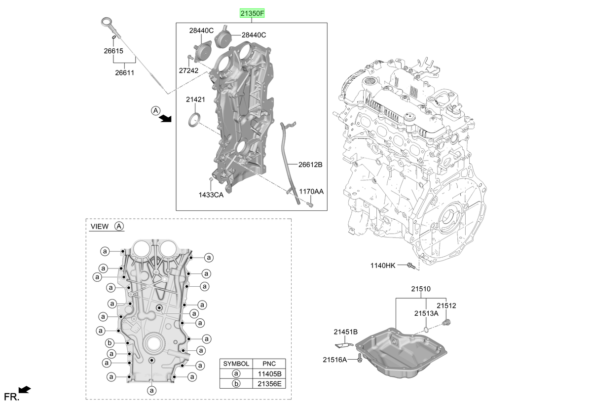 Tapa Distrib. Original Para Hyundai Kona 2023-2025