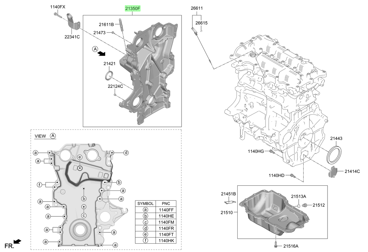 Tapa Distrib. Original Para Hyundai Accent 2023-2025
