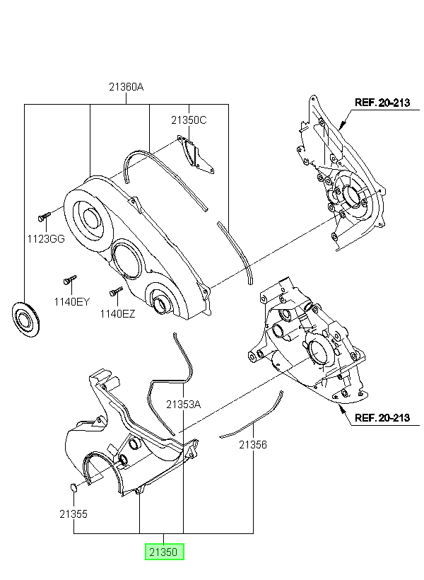Tapa Inf. Distrib. Original Para Hyundai H100 1996-2004