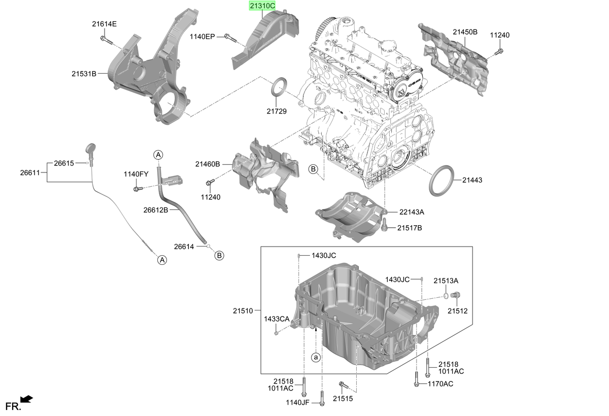 Tapa Sup. Distrib. Original Para Kia Sportage 2021-2025