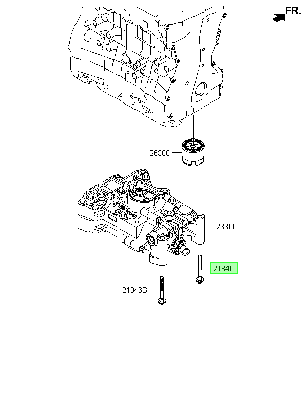 Perno Bomba Aceite Orig. Para Hyundai Sonata 2011-2014