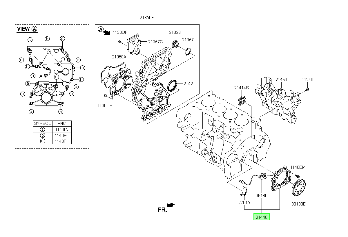 Retén Original Para Kia Sorento 2014-2021