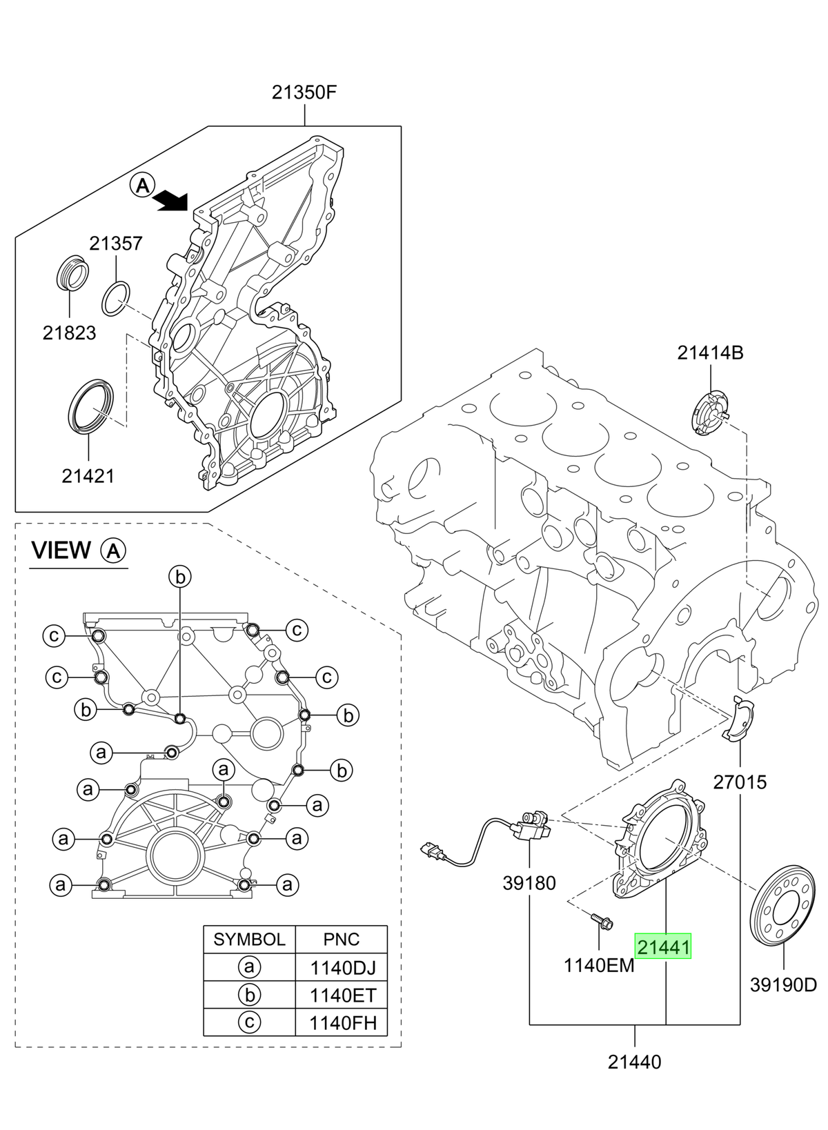 Retén Original Para Hyundai Santa Fe 2009-2017