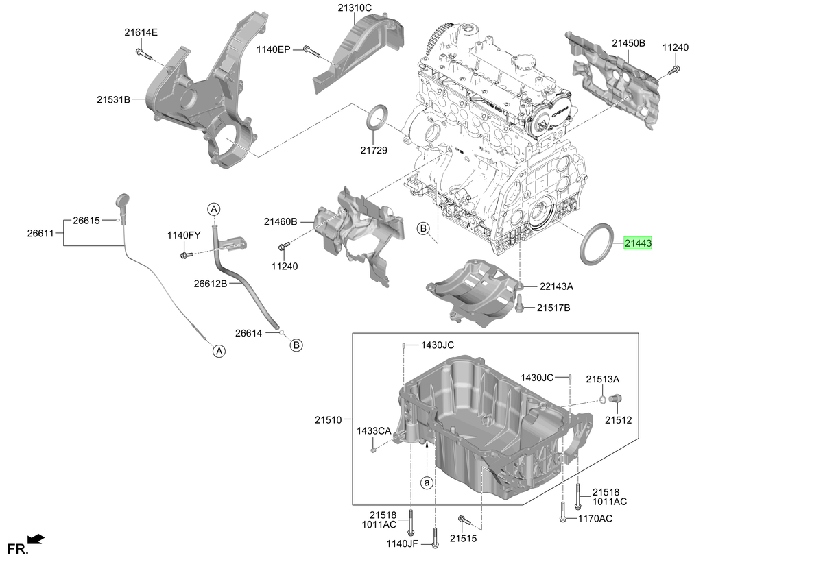 Retén Cig. Tras. Original Para Kia Sorento 2020-2025