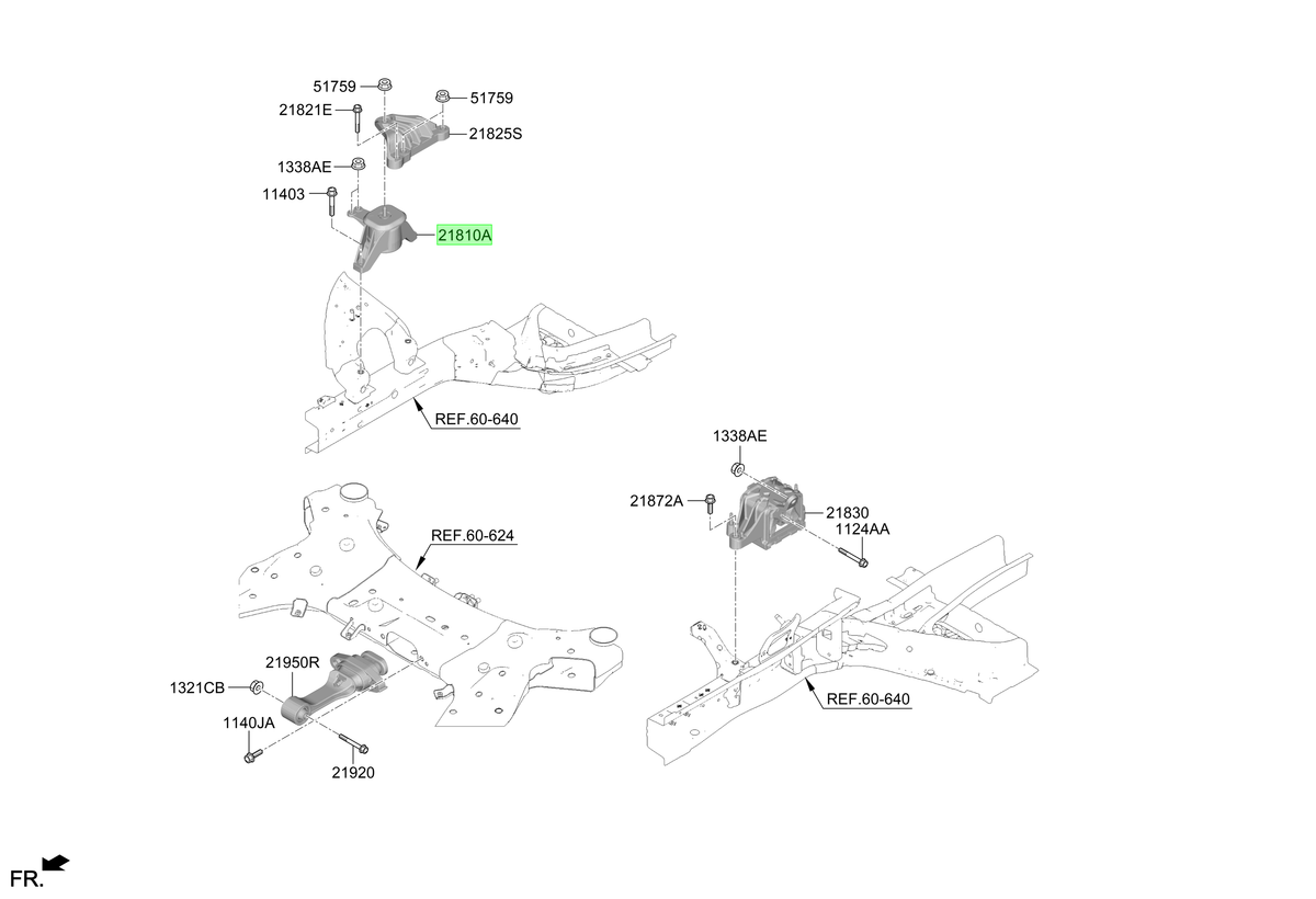 Soporte Motor Original Para Kia Sportage 2005-2025