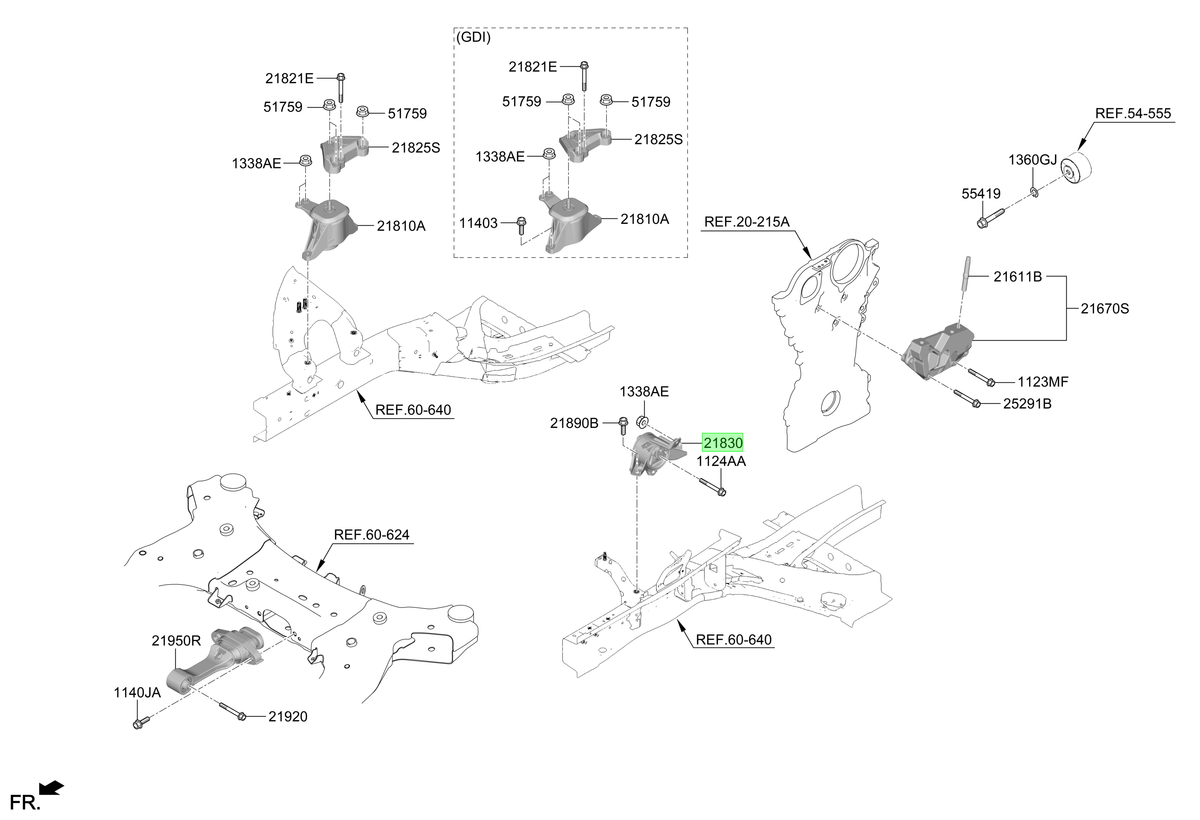 Soporte Original Para Kia Sorento 2020-2025