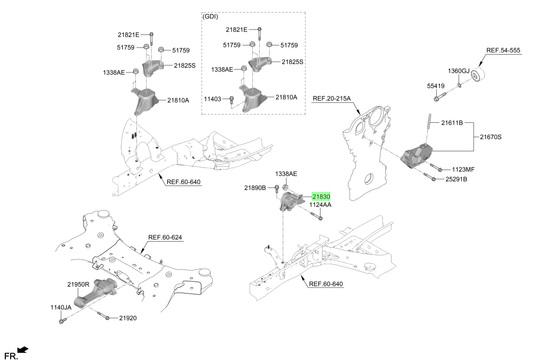 Soporte Original Para Kia Sorento 2020-2025