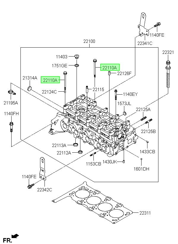 Perno Orig. Para Hyundai Santa Fe Desde 2018