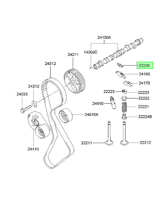 Valvula Orig. Para Hyundai Sonata 2004-2010