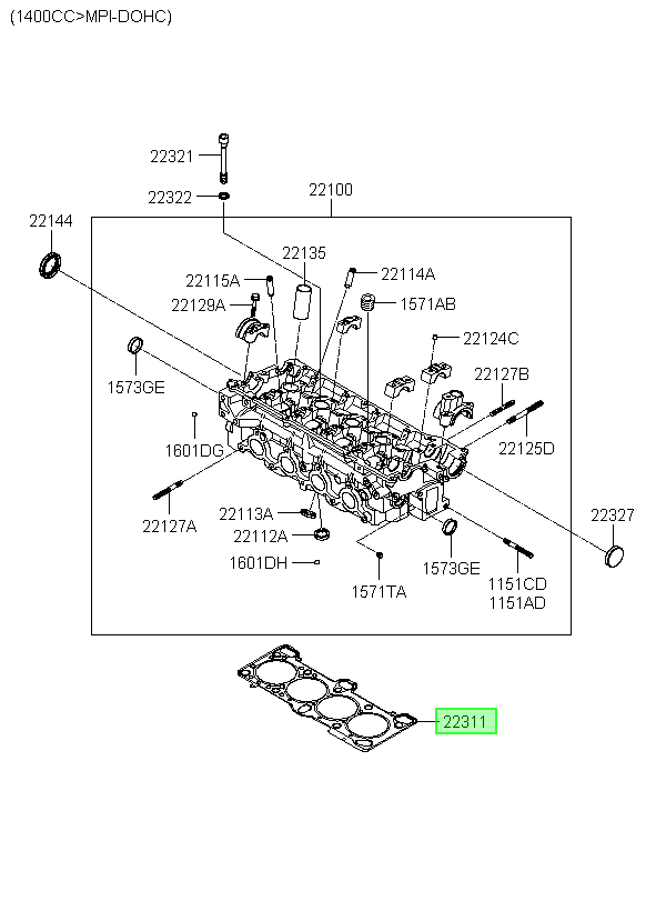OEM 2231126700 catalogo