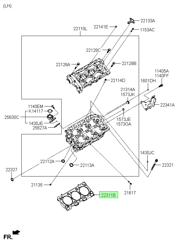 Empaquetadura Culata Orig. Para Hyundai Veracruz 2007-2013