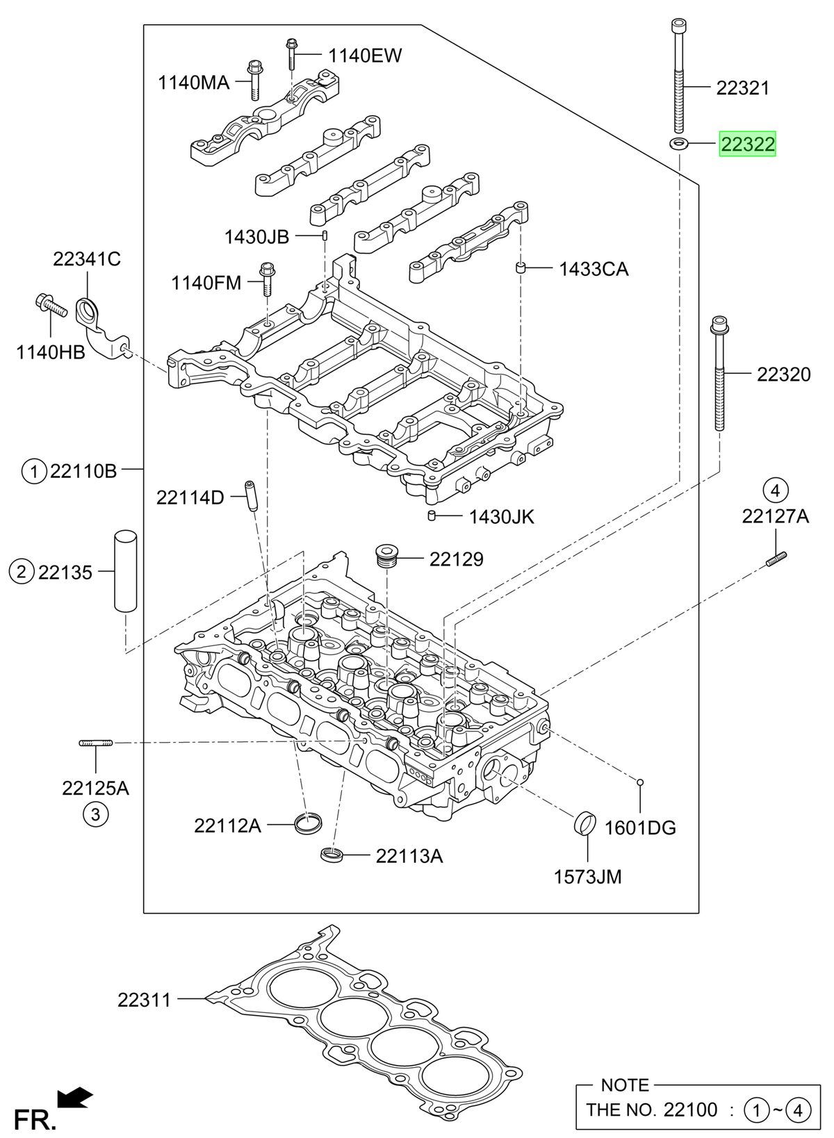 Golilla Perno Culata Orig. Para Hyundai I40 2012-2018