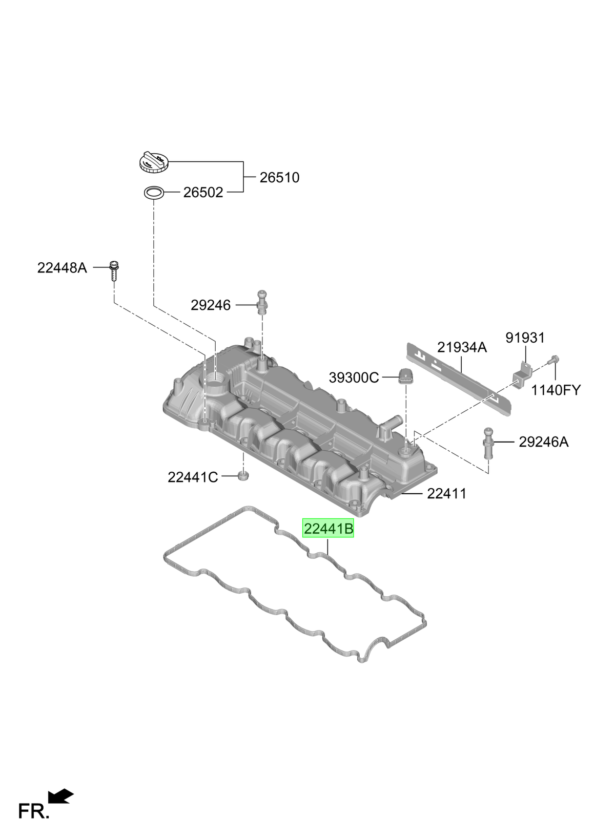OEM 224412A600 catalogo