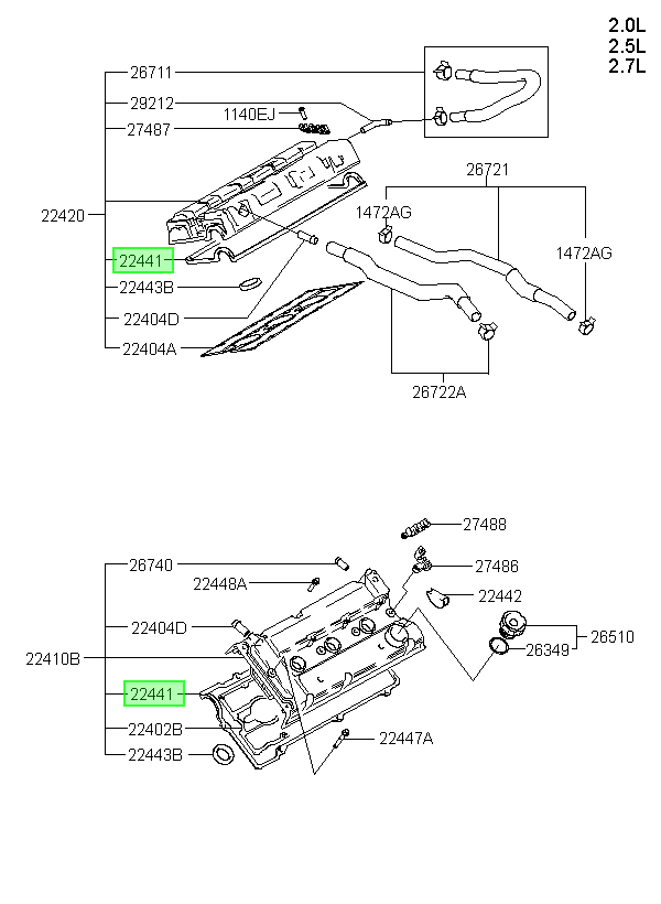 Empaq. Original Para Kia Sportage 2004-2016