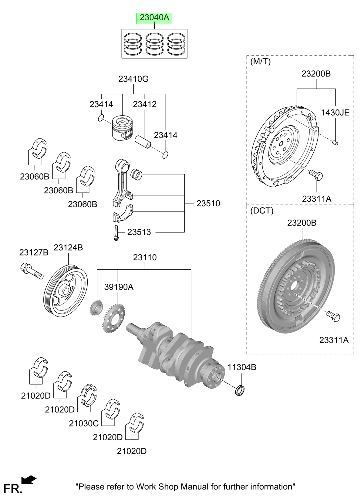 Jgo. Anillos Pistón Original Para Hyundai Venue 2019-2025