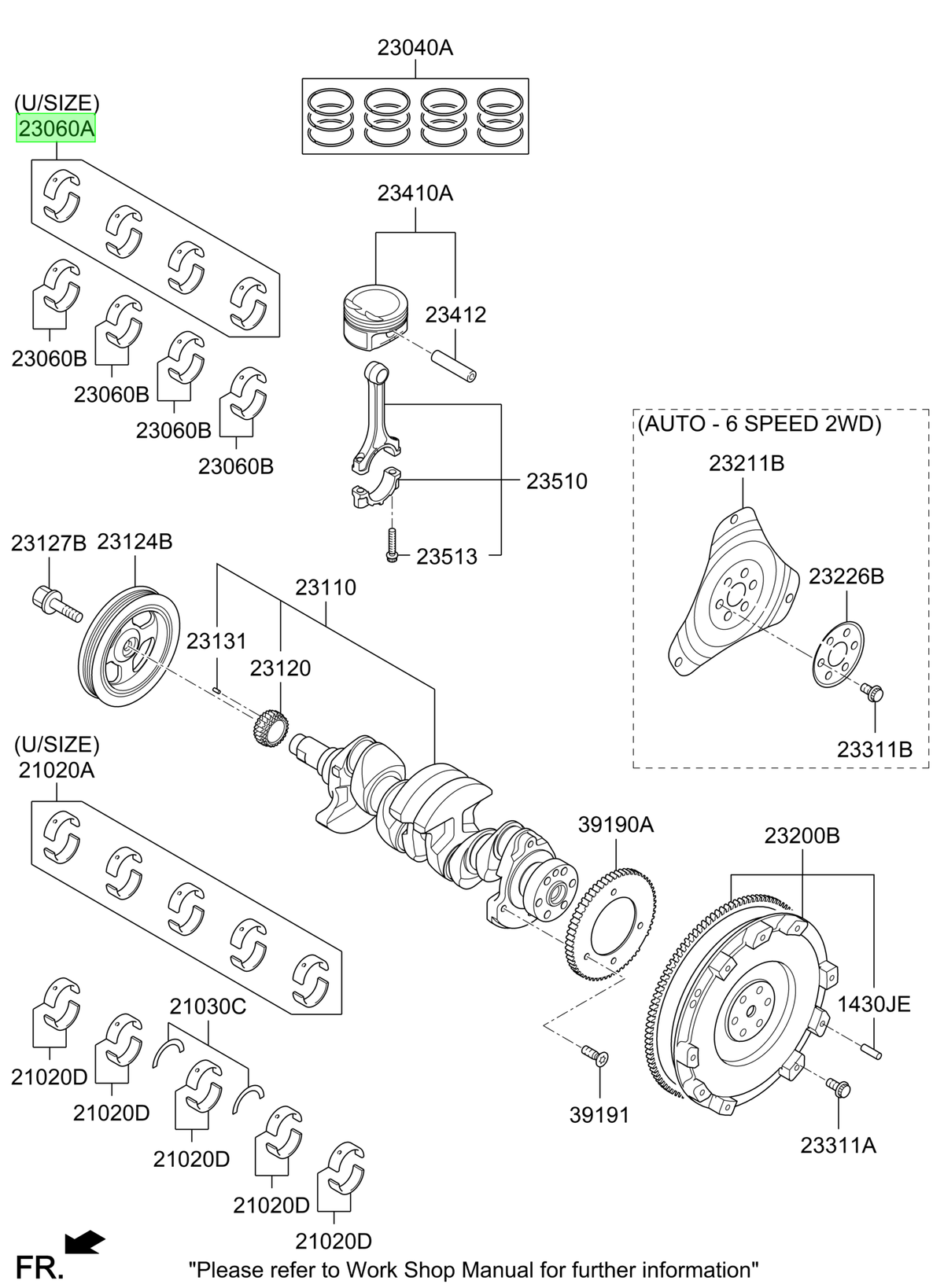 Metal Biela Original Para Hyundai Accent 2010-2024