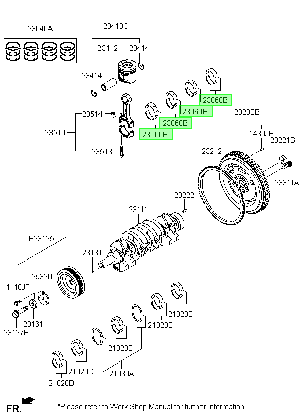 Cojinete Original Para Kia Sorento 2006-2010