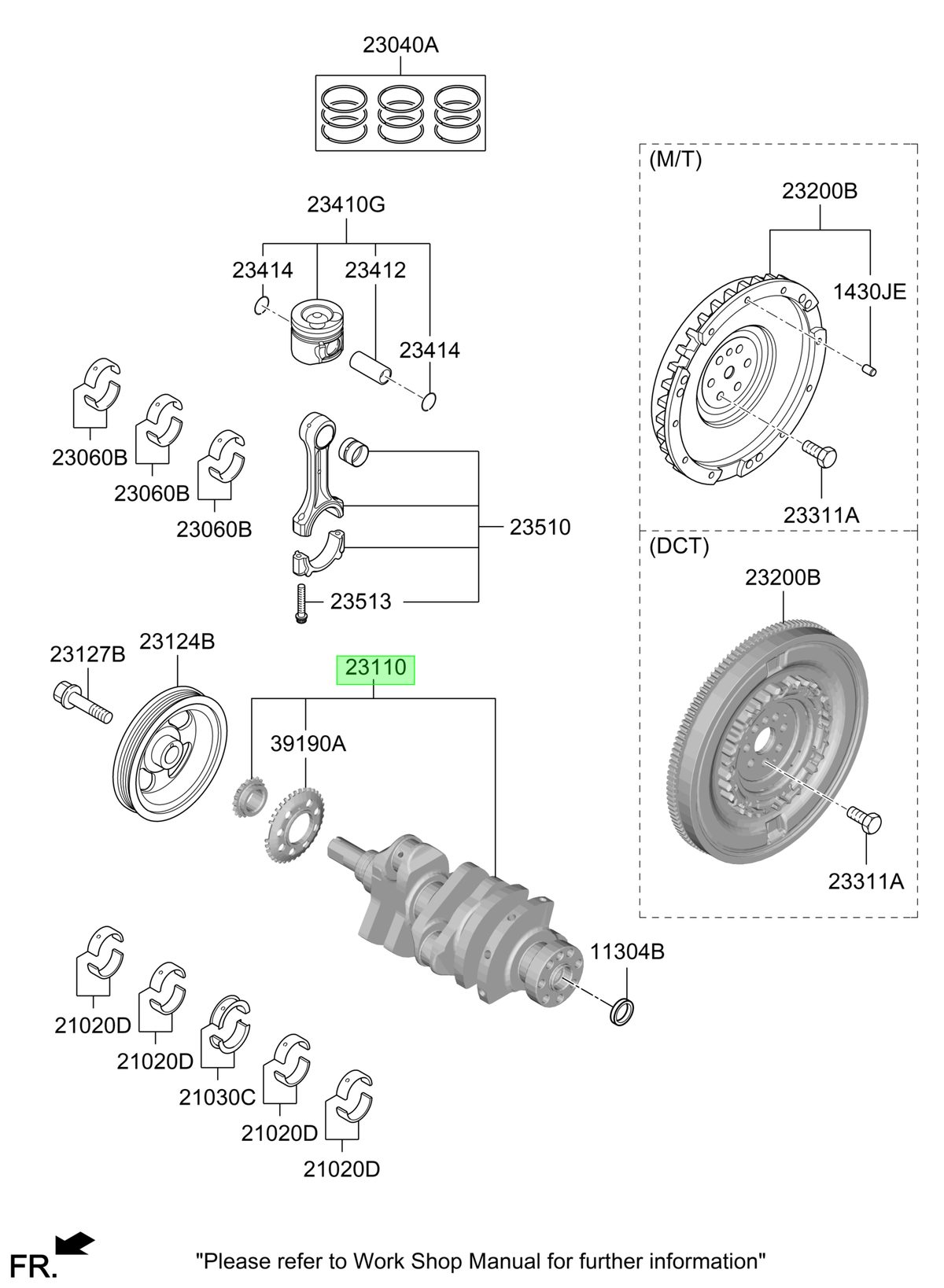Cigüeñal Original Para Hyundai Venue 2019-2025