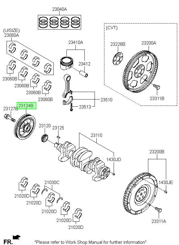 Polea Cigüeñal Original Para Hyundai Accent 2010-2020
