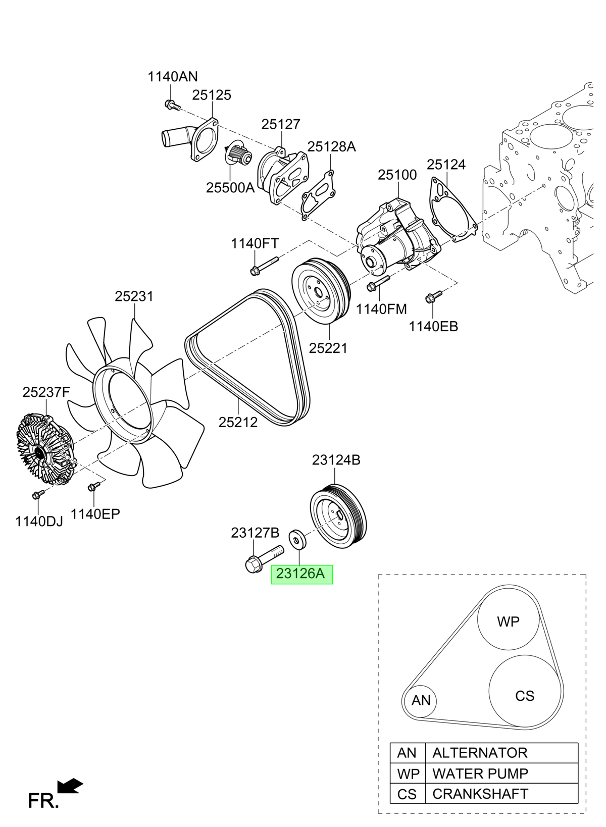 Golilla Orig. Para Hyundai H1 1998-2004