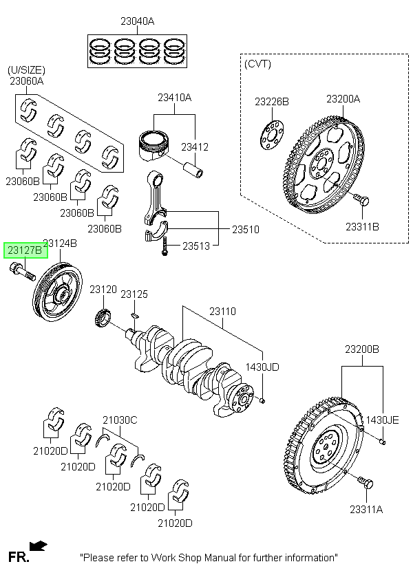 Perno Original Para Hyundai Accent 2010-2020