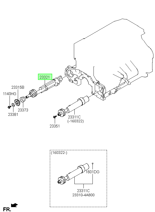 Eje Equilibrio Original Para Kia Sorento 2006-2010