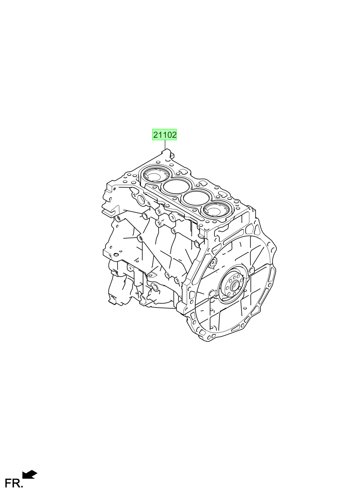 Ensamble Motor Original Para Hyundai Kona 2023-2025