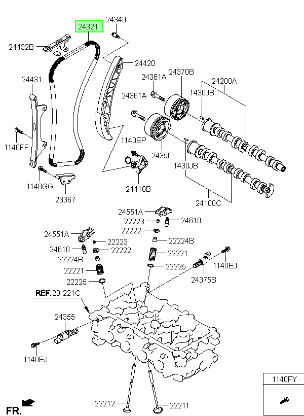 OEM 2432103101 catalogo