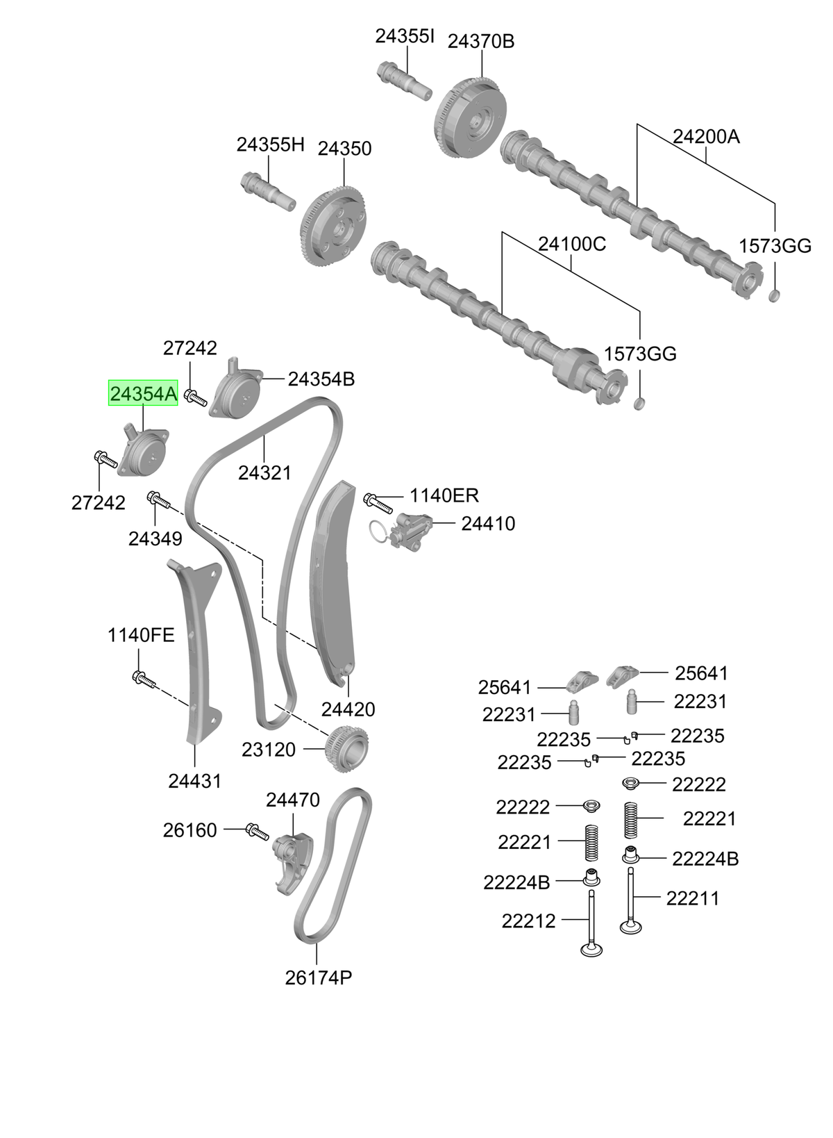 Sensor Eje Leva Original Para Hyundai Kona 2020-2025