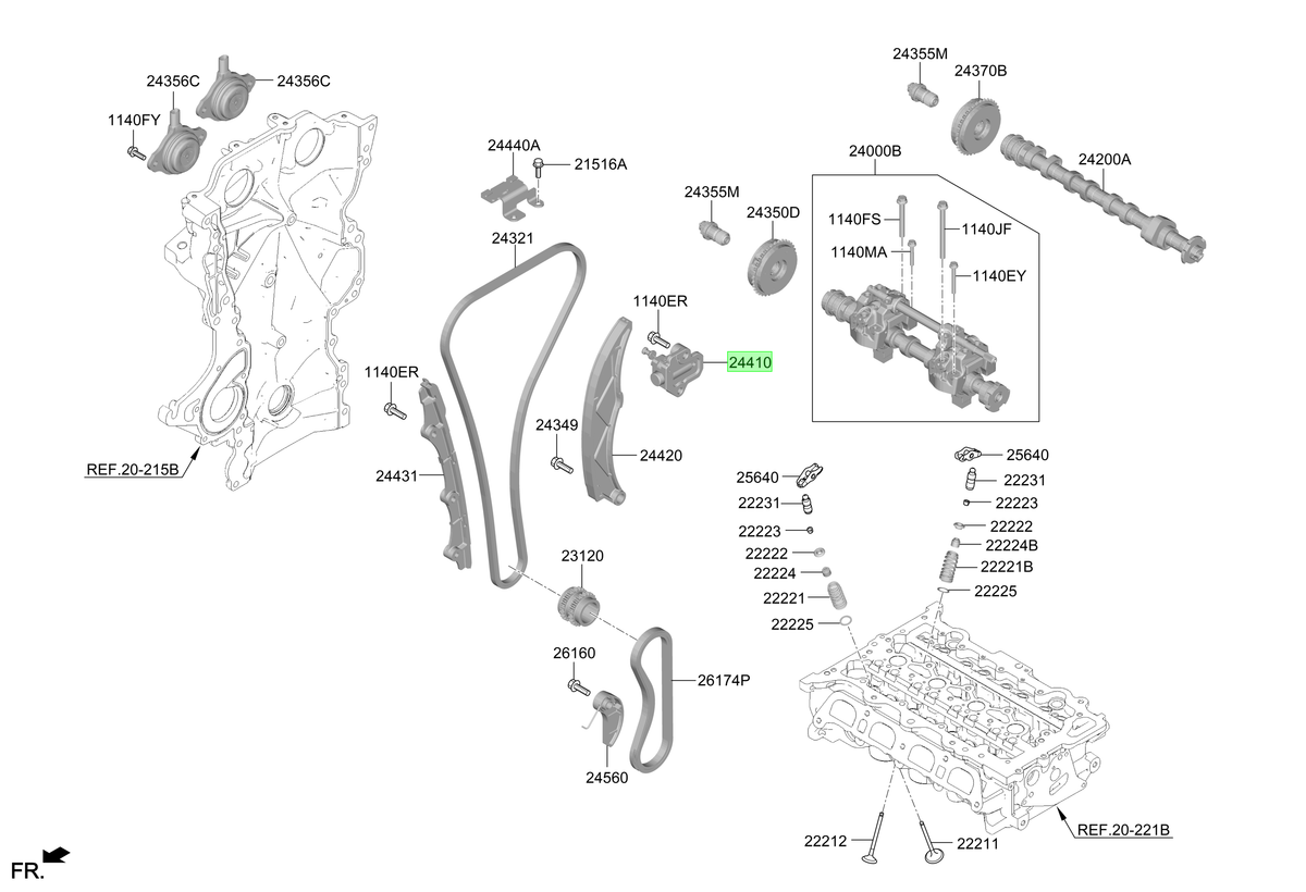 Tensor Original Para Kia Sorento 2021-2025