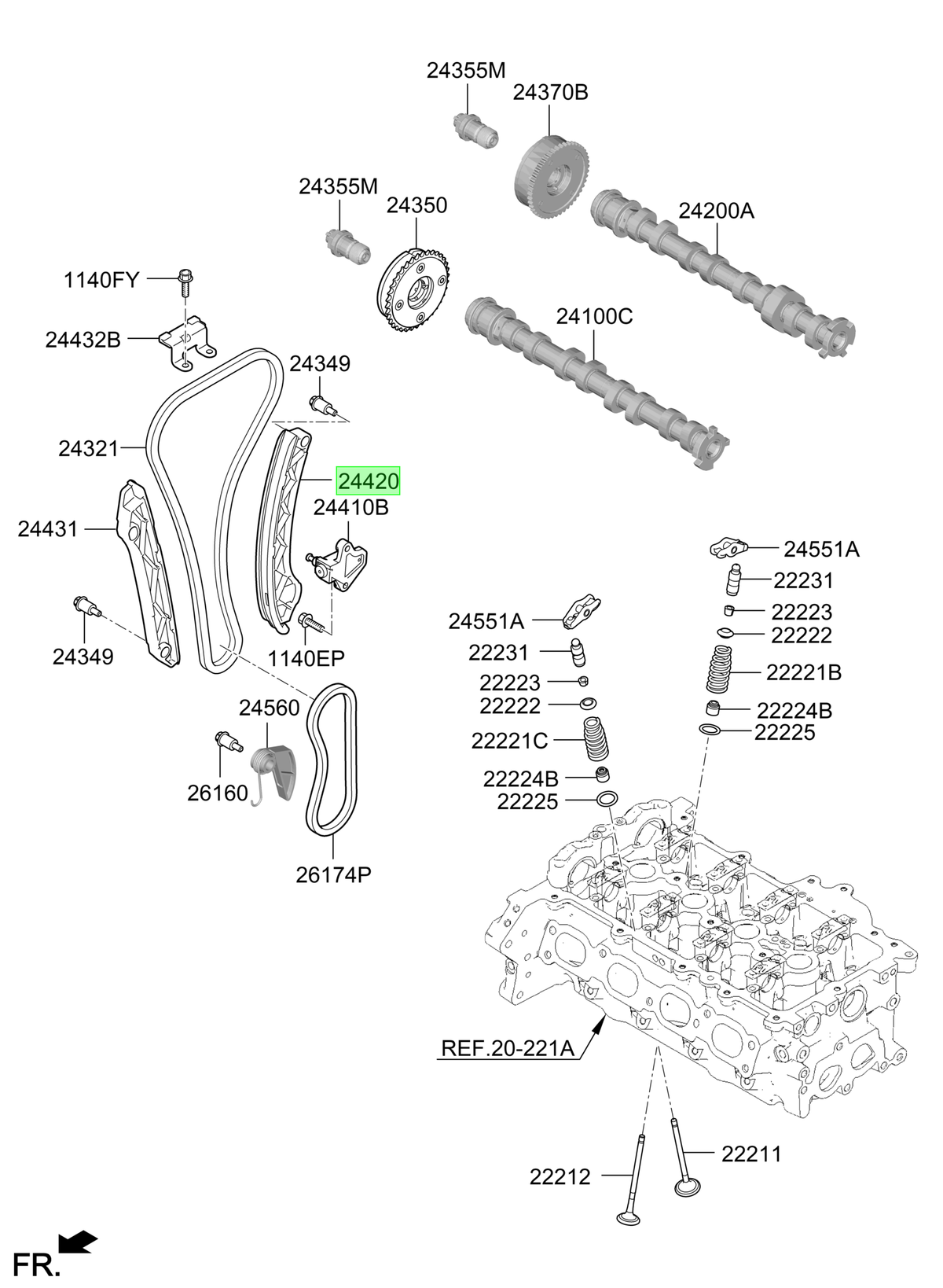 Brazo Tensor Original Para Hyundai Kona 2023-2025