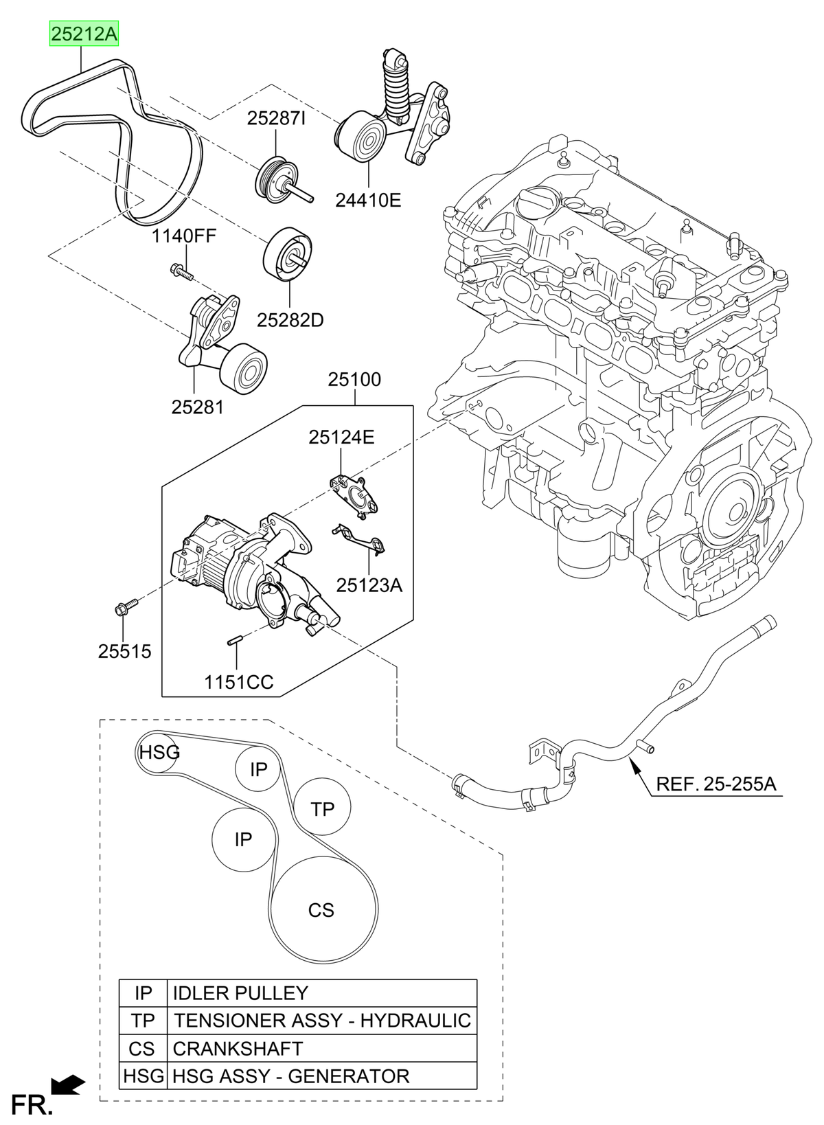 OEM 252122E660 catalogo