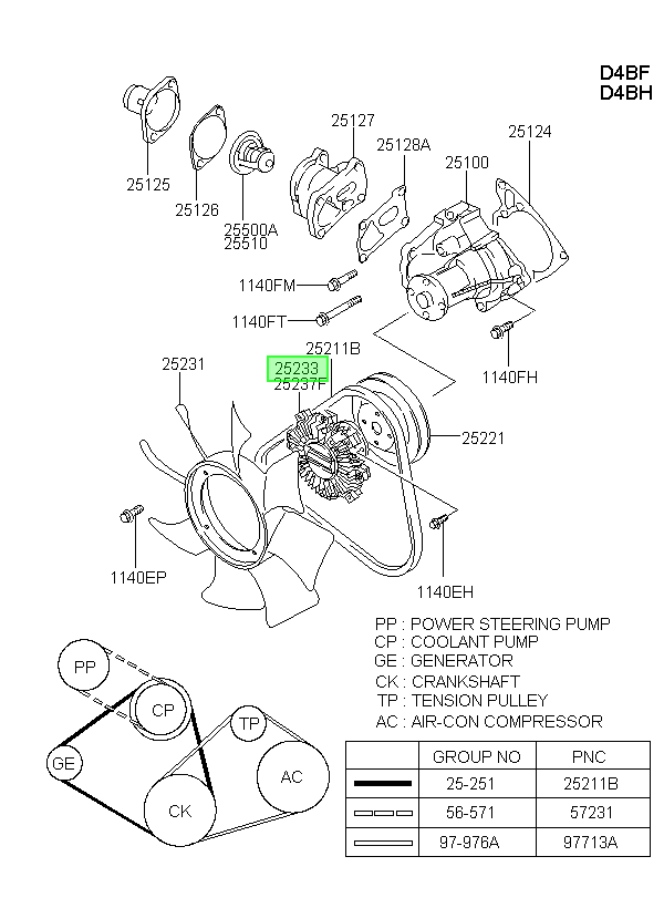 Embrague Viscoso Orig. Para Hyundai Galloper 1998-2004