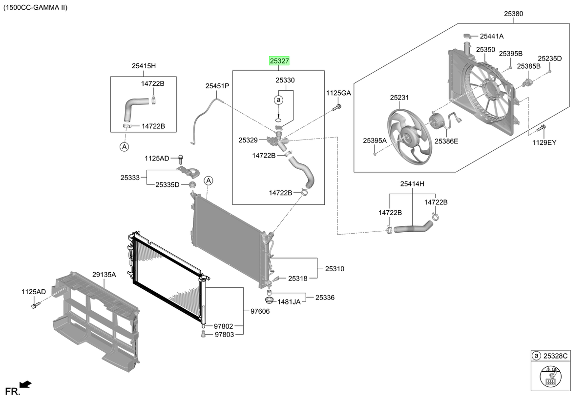 Manguera Sup. Rad. Original Para Hyundai Creta 2020-2025